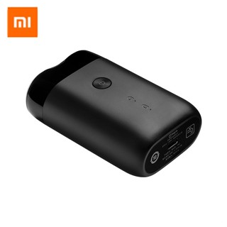 Xiaomi เครื่องโกนหนวดไฟฟ้า 2 หัวลอย Mi เครื่องโกนหนวดกันน้ํา แบบพกพา ชาร์จ USB พร้อมกระเป๋าเก็บไฟ LED ระบุ