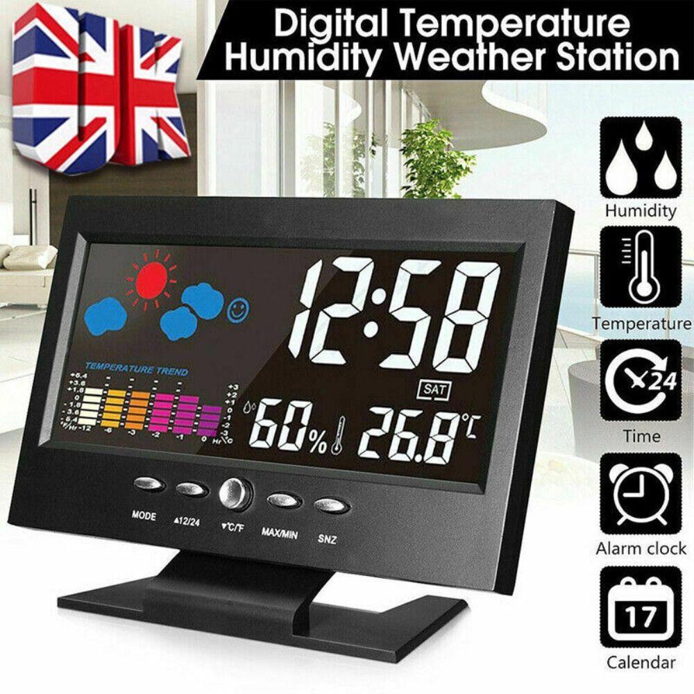 SWEE เครื่องวัดอุณหภูมิจอแสดงผล LCD LED รูปที่ 6