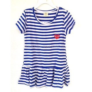 TSG-831 เสื้อยืดเด็กผู้หญิงสีน้ำเงิน Size-110 (4-5Y)