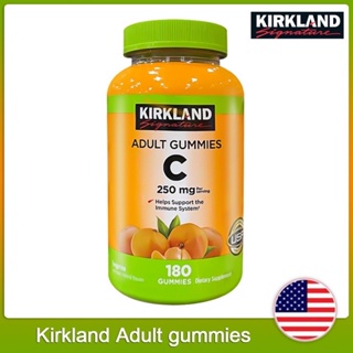 (Exp10/2025) Kirkland Signature Vitamin C 250 mg. Adult ทานง่าย รูปแบบกัมมี่