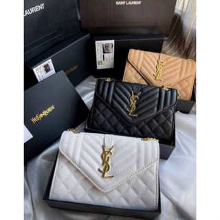 **พร้อมส่ง** กระเป๋า YSL Envelope Bag crossbody พร้อมกล่อง