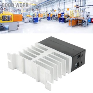 Good Work DC Control Relay with Heat Sink Solid State Power Module 3‑32V Input 5‑220V Output