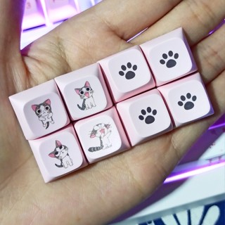 XDA CHEESE CATปุ่มกดคีย์บอร์ด CAT PBT ลายแมวน่ารัก