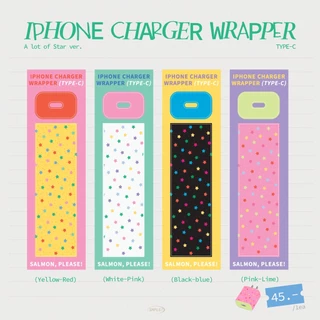 Charger wrapper TYPE-C/USB-5W/USB-C(20W) (Little Twinkles star) สติกเกอร์ติดหัวชาร์จ