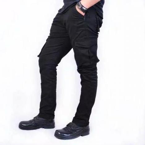 ส่งตรงกางเกงคาร์โก้ยาว Cool Slimfit Original Black Soft new Short Tactical Joger S2V1 กางเกงคาร์โก้ย