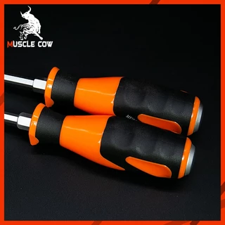 MUSCLE COW ไขควงแลกเปลี่ยน, หัวแม่เหล็ก, ไขควงยาง, สี่ขนาด, 1.5 นิ้ว, 4 นิ้ว, 6 นิ้ว, 8 นิ้ว