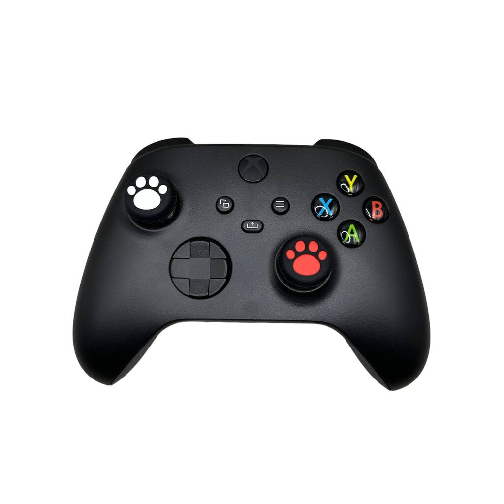(1อัน) ซิลิโคนอนาล็อกเท้าแมว PS3 PS4 PS5 Xbox360 XboxOne XboxSeries Joy-Pro