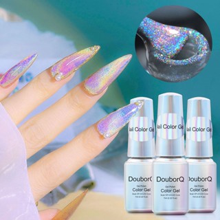 [B_398] 7ml Nail Polish Excellent Cat Eye Effect Style Reflective Glitter Nail Sparkling Soak Off Gel for Salon