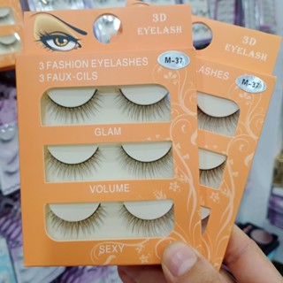 ขนตาปลอม 3D EYELASH (M-37)