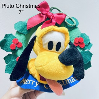 ตุ๊กตา หมา พลูโต โมบาย คริสต์มาส ใช้แขวนหน้าประตู ต้อนรับเทศกาล Pluto Christmas Festival by Disney Sega 1996