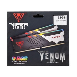 Patriot Viper Venom RGB 32GB (2 x 16GB) DDR5 5600MHz Memory Kit, PVVR532G560C36K