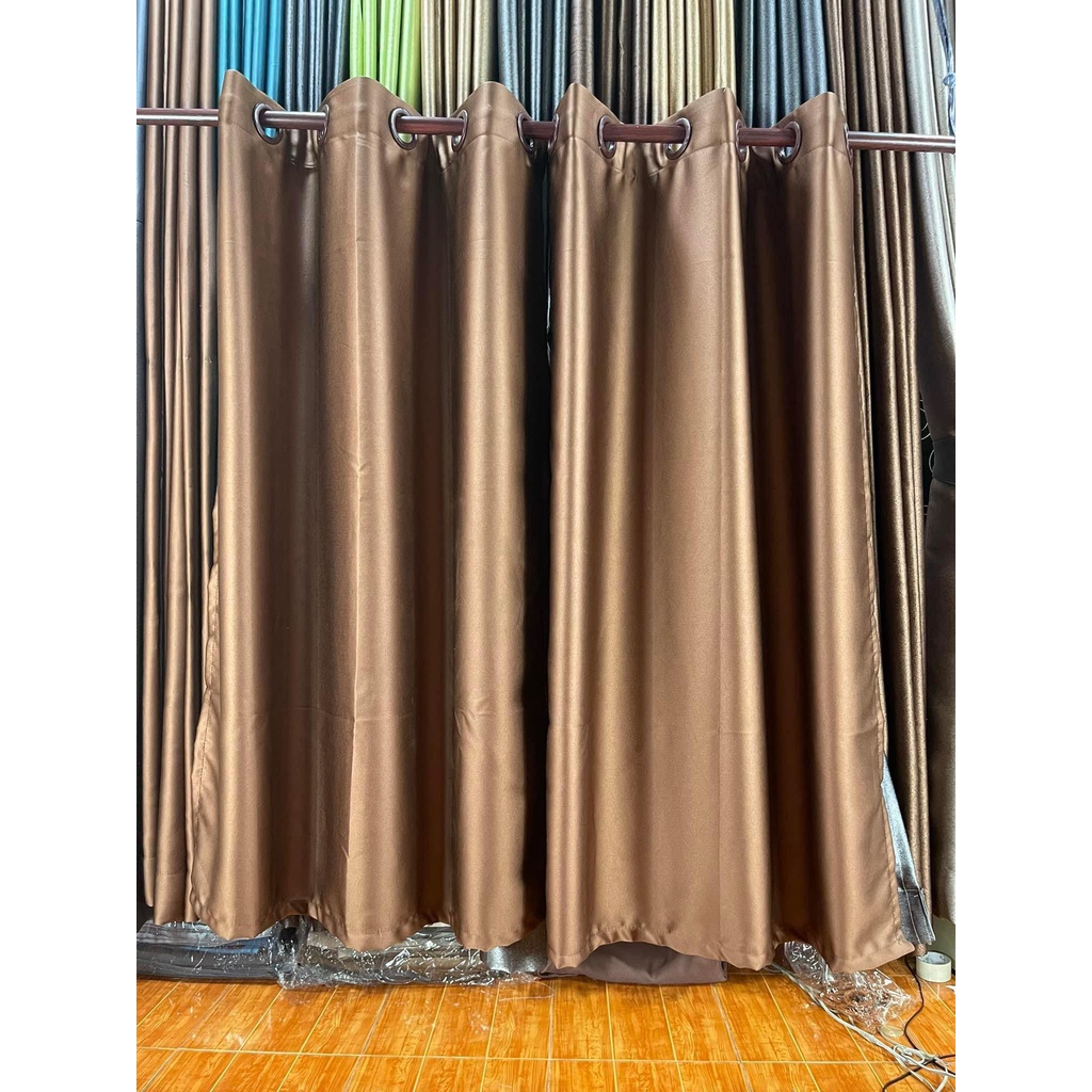 แนะนำ ผ้าม่าน ผ้าม่านหน้าต่าง ผ้าม่านประตู ห่วงตาไก่ สำเร็จรูป เกรดA กันแสงยูวี 90% ถึง 99% สีพื้นไม่มีลาย ราคาพิเศษ มีเก็บเงินปลายทาง