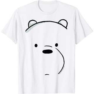 เสื้อยืด พิมพ์ลาย We Bare Bears Ice Bear ขนาดใหญ่