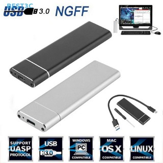 Best3c M.2 NGFF SSD เคสฮาร์ดดิสก์ไดรฟ์ USB 3.0 HDD Enclosure Box HOT