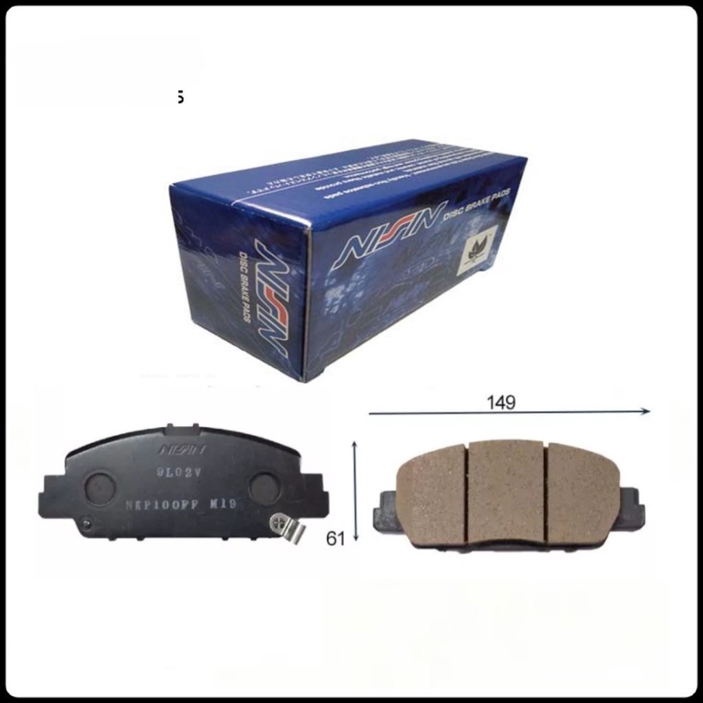 Japan Nissin ผ้าเบรคหน้า - Honda Accord T2A T2M / HRV HR-V / Odyssey RC1