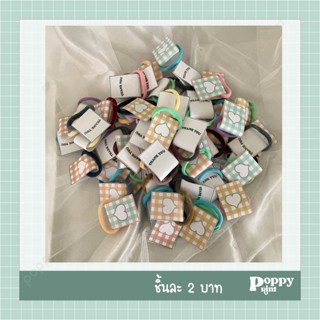 (สินค้าพร้อมส่ง) ของแถมจีบลูกค้า ยางมัดผมน่ารักๆ