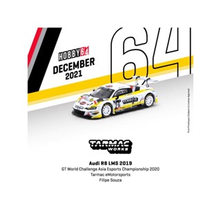 Tarmac Works 1/64 HOBBY64 Audi R8 LMS 2019 GT World Challenge Asia Esports Championship 2020