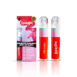 Nee Cara Unicorn Juicy Lip Gross #N666 : neecara ยูนิคอร์น ลิปกลอส x 1 ชิ้น alyst