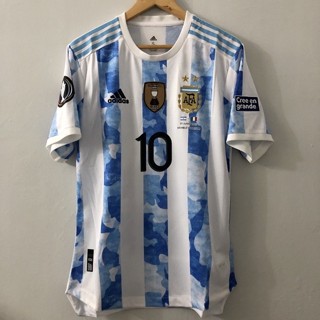 เสื้อกีฬาแขนสั้น ลายทีม Jersey Argentina 2021/22