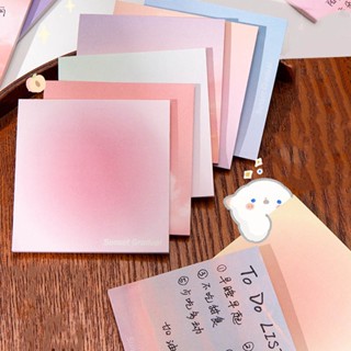 กระดาษโน้ต แบบมีกาว สีพาลเทล สำหรับเขียนข้อความ