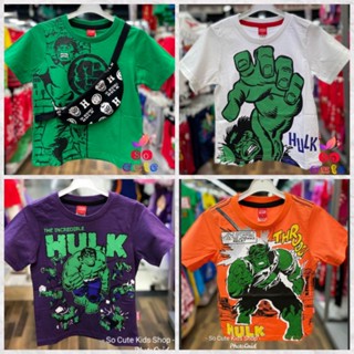 เสื้อยืดฮัค (Hulk) เด็กลิขสิทธิ์แท้มาเวล 100% H01