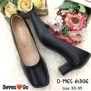 รองเท้าคัดชูนักศึกษา sevengo ไซด์เล็ก 33-35 ส่งไว!ส้น2นิ้ว