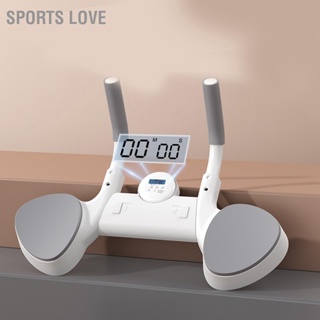 Sports Love Plank Trainer มัลติฟังก์ชั่นปรับเวลานับอัจฉริยะ Push Up Board พร้อมกระเป๋าเก็บของสำหรับฟิตเนส