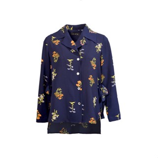 [ส่งฟรี] Senada AW2018 Oversized Floral Printed Shirt