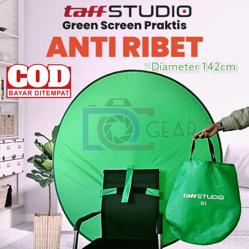 ผ้าพกพา Green Screen 142cm สําหรับเก้าอี้เล่นเกม