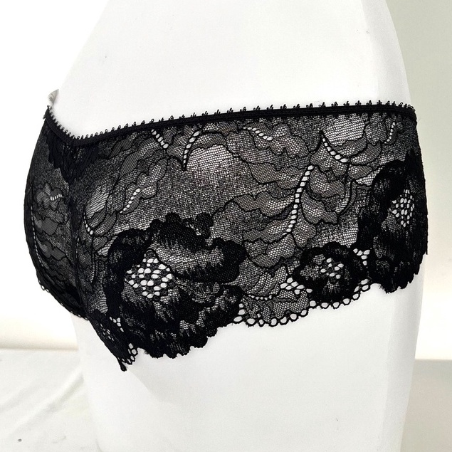 Annebra กางเกงใน ทรงบอยเลค ผ้าลูกไม้ Boyleg Panty รุ่น AU3-798 สีน้ำเงิน, สีดำ - รูปที่ 3