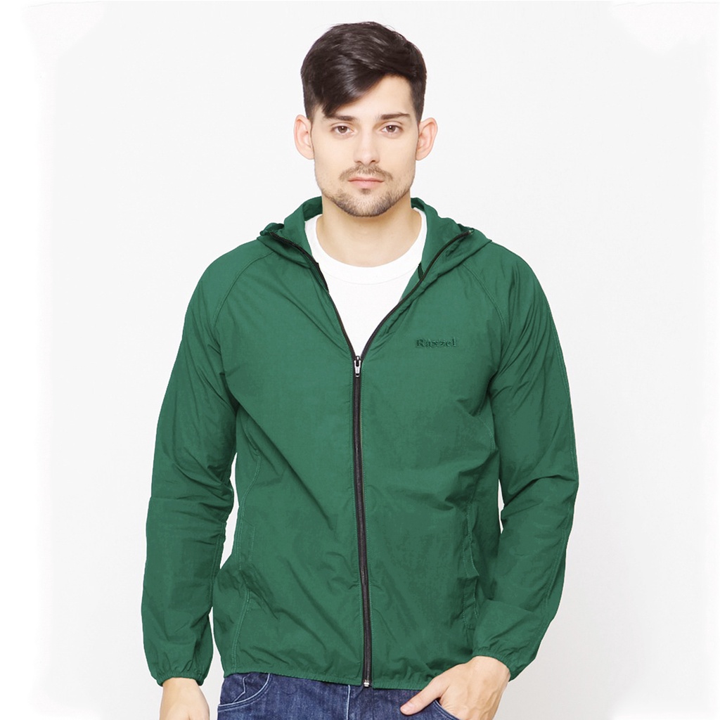 เสื้อแจ็คเก็ตกันลม Raxzel Samwise Green/Navy 2K