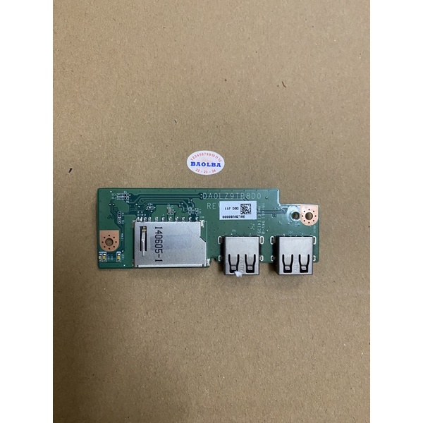 พอร์ต Usb และการ์ดหน่วยความจําสําหรับ Lenovo IdeaPad U430 U530 DA0LZ9TB8D0 แล็ปท็อป