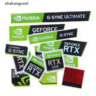 shakangcool 5PCS New NVIDIA GTX GEFORCE Laptop Desktop Label Decorative Sticker SGL