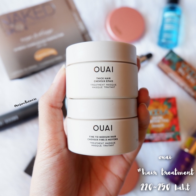 พร้อมส่ง! ❤️ ouai thick hair/fine to medium hair treatment masque 10/30ml