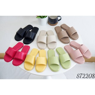 ST2208 รองเท้าแตะสีสันสดใส เพื่อสุขภาพ ที่มีปุ่มนวดเท้าเวลาเดิน