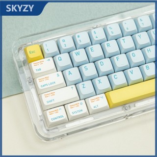 shallow Sora Keycaps XDA Profile PBT Dye Sub ปุ่มกดแป้นพิมพ์เครื่องกล Keycap