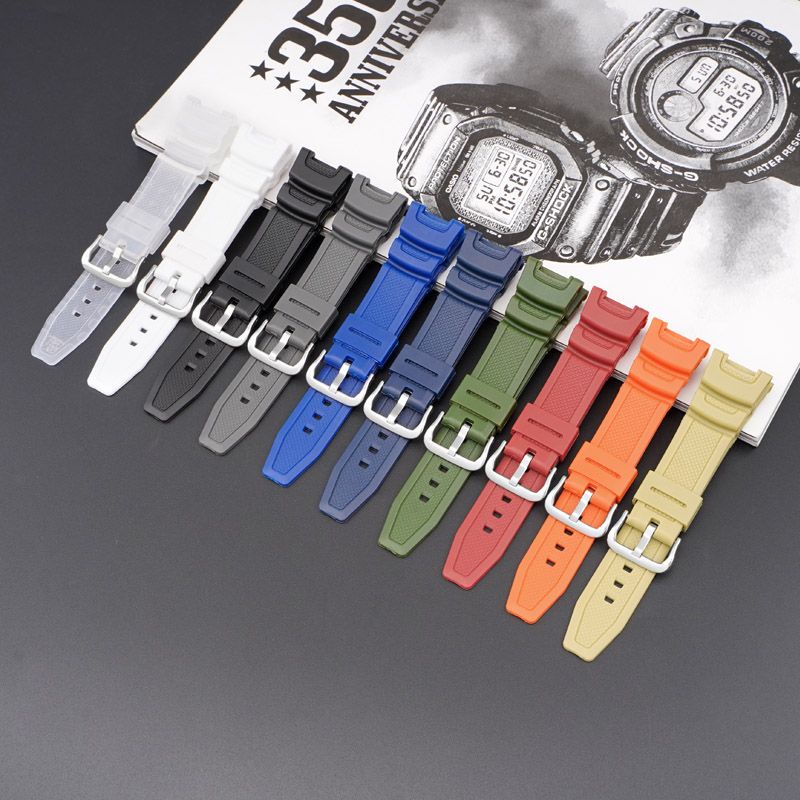 นาฬิกายาง SGW-100 SGW100 สายนาฬิกาสําหรับ SGW-100-1VH