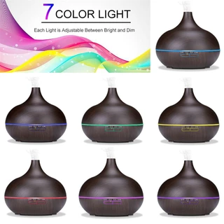 Aroma Diffuser 550ml เครื่องพ่นไอน้ำอโรม่า เพิ่มความชุ่มชื่นในอากาศ มี LED Light มีรีโมทควบคุม