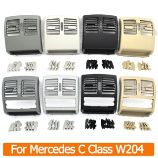 กระจังช่องแอร์ด้านหลัง W204 สําหรับอัพเกรด Mercedes Benz C Class C180 C200 C220 C230 260 300 350 2007-2013