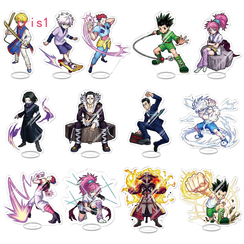 Hunterxhunter โมเดลสแตนดี้อะคริลิค รูปอนิเมะ สําหรับตกแต่งโต๊ะคอสเพลย์