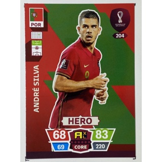 การ์ดนักฟุตบอล Andre Silva ฟุตบอลโลก world cup 2022 การ์ดสะสม Portugal การ์ดนักเตะ โปรตุเกส