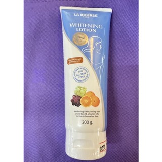 LA BOURSE WHITENING LOTION 200g. ลาบูสส์ ไวท์เทนนิ่ง โลชั่น