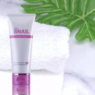 โฟมล้างหน้าเมือกหอยทาก มิสทีน สเนลล์ 80 กรัม / Mistine Snail Facial Foam 80 g.