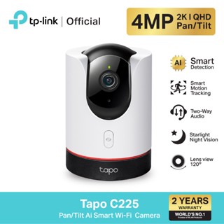 TP-Link Tapo C225 กล้องวงจรปิดไวไฟ 2K QHD Pan/Tilt AI Home Security Wi-Fi Camera ภาพมุมกว้าง 360° พร้อม Smart AI Detection และการแจ้งเตือน