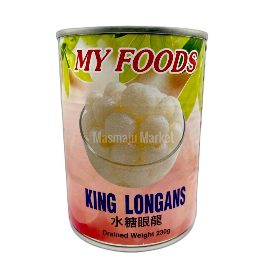 King Longans In Heavy Syrup อาหารของฉัน / 糖水龙眼 565G 💥