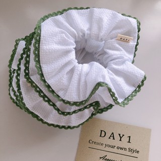 DAY 1 scrunchies โดนัทมัดผม ยางรัดผม L size