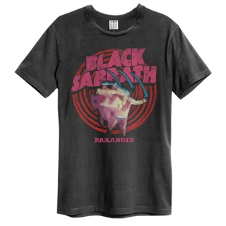 [COD] {พร้อมส่ง เสื้อยืดแขนสั้นลําลอง ผ้าฝ้าย 100% พิมพ์ลาย Sabbath Paranoid สีดํา พลัสไซซ์ XS-6XL สําหรับผู้ชาย ขอ