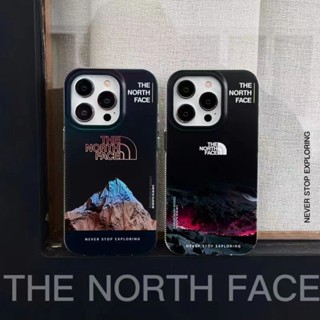 เคสโทรศัพท์มือถือ ลาย the north face สีเงิน คุณภาพสูง สําหรับ iphone 14 pro max 13 pro max 12 pro max 11