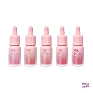 (แท้/พร้อมส่ง) สีใหม่ Peripera Ink Airy Velvet No.01-25