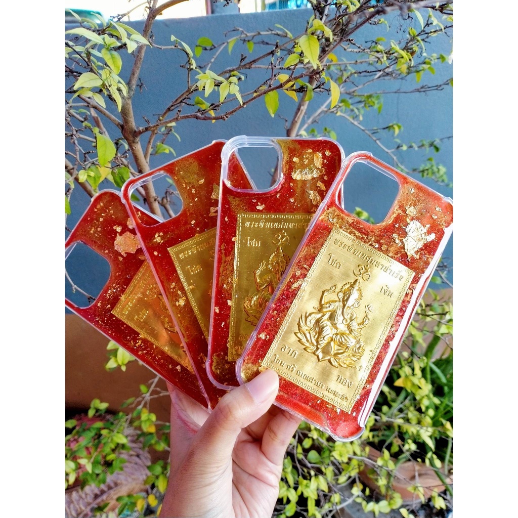เคสมือถือ แผ่นยันต์โลหะพระพิฆเนศมหาสำเร็จ